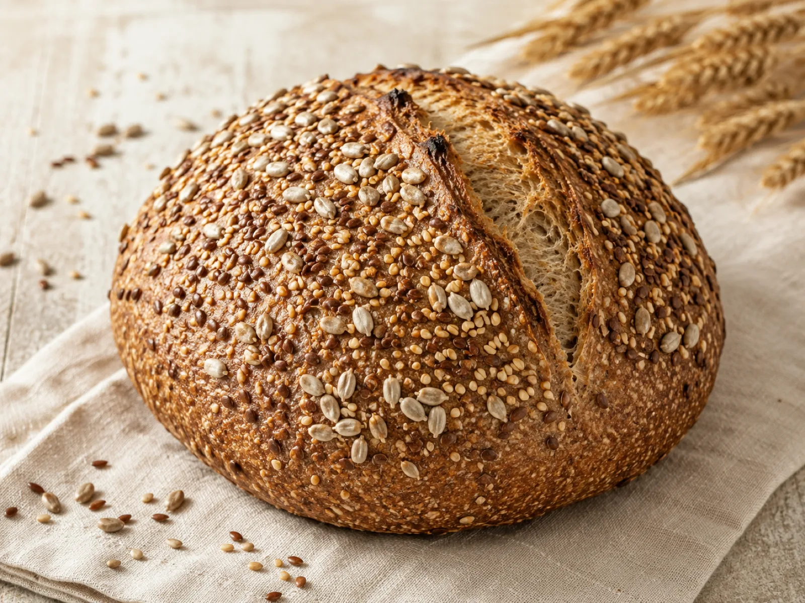 Seeded multigrain sourdough